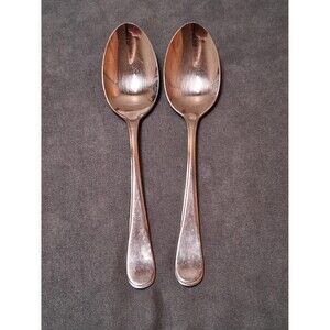 2 JA Henckels International Jessica Dinner Soup Place Spoons 18/10 Stainless